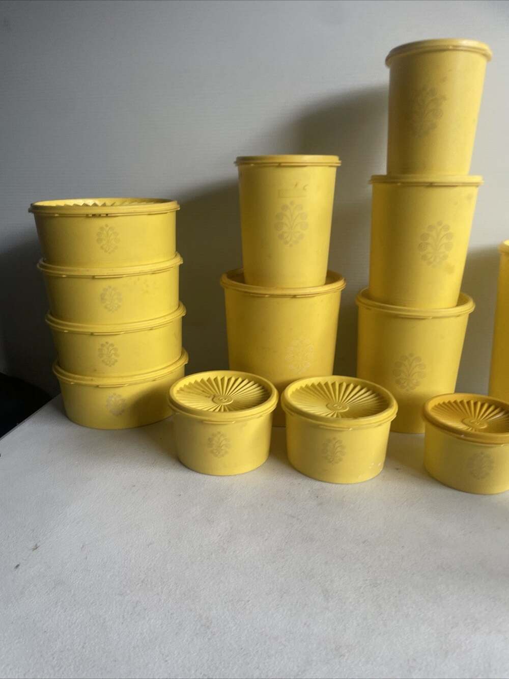 13pc Vintage Tupperware Canister Set. PLEASE READ